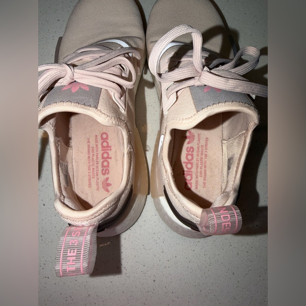 adidas Women's Blush Pink NMD_R1 Sneakers - Picture 8 of 8